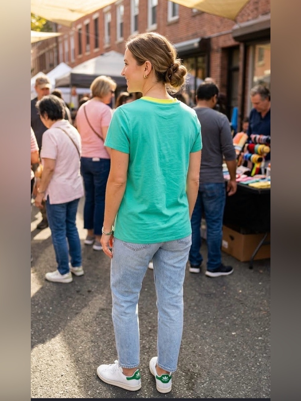 Isaac Mizrahi Live! Two-Tone Green Top🌸. Today’s  (3 for $10) any Issac Midas